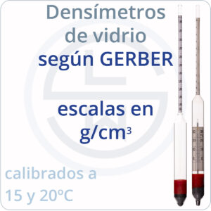 densímetros según GERBER