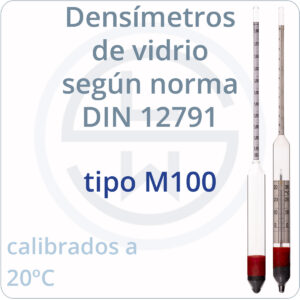 densímetro según norma DIN 12791 tipo M100