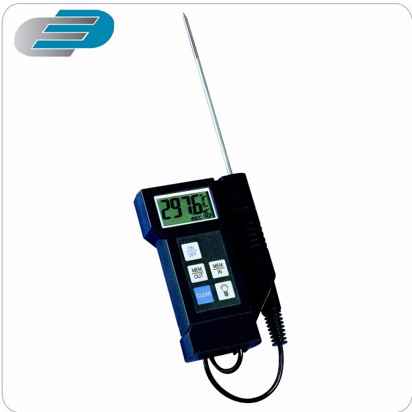 Termómetro digital 5000-0300 con sonda de Dostmann Electronic. Medición práctica y segura.