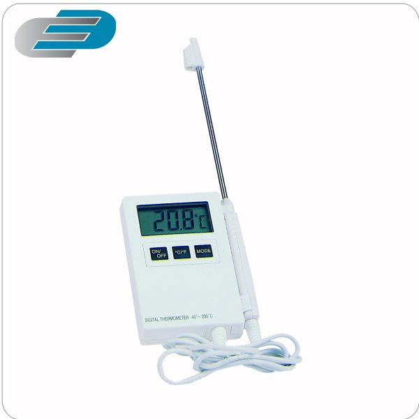 termómetro digital con sonda por cable