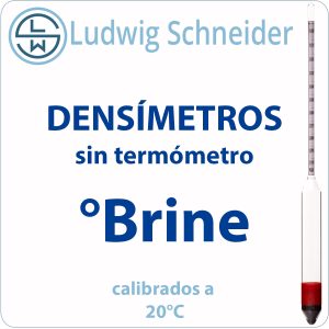 - Densímetros °Brine