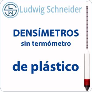 - Densímetros de plástico