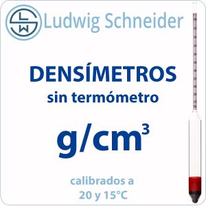 - Densímetros g/cm³