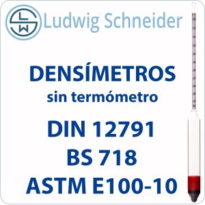 - Densímetros según normas