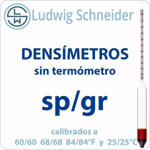- Densímetros sp/gr